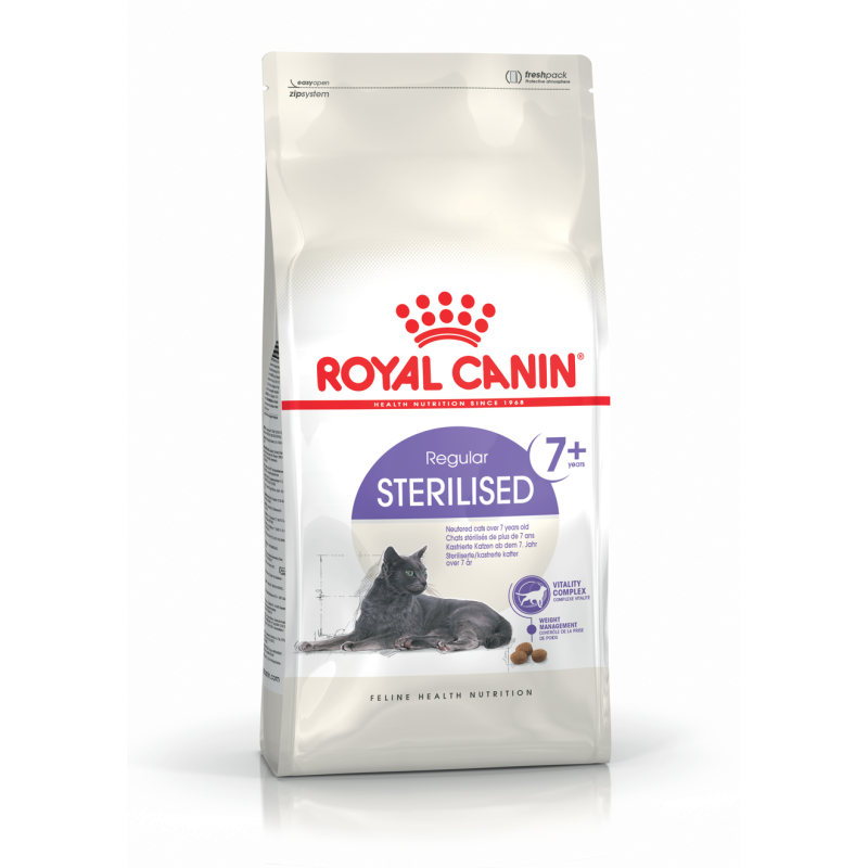Royal Canin Sterilised 7+ Kedi Kuru Mama ambalajı