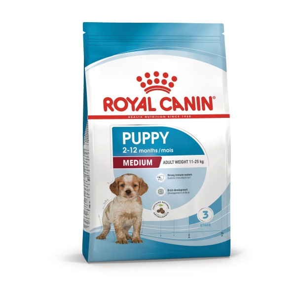Royal Canin Medium Puppy ambalajı