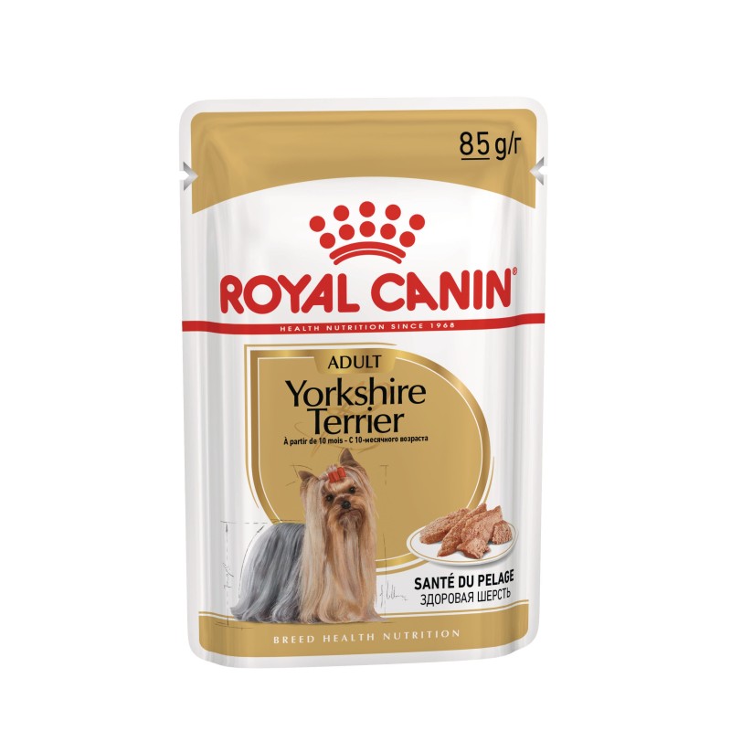 Royal Canin Yorkshire Terrier Adult Köpek Yaş Mama ambalajı