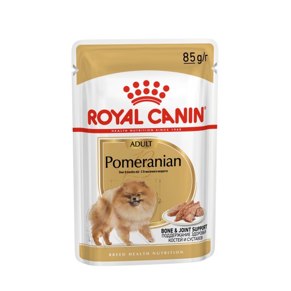 Royal Canin Pomeranian Adult ambalajı